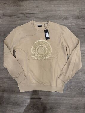Left Point Lion Rhinestone Crewneck Sweatshirt Men’s Size XXL Fits Like A Large
